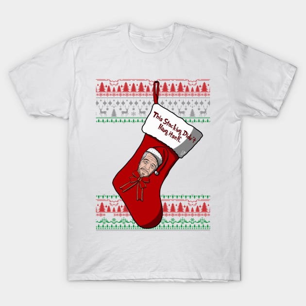 Epstein Christmas Stocking Christmas Sweater T-Shirt by freezethecomedian